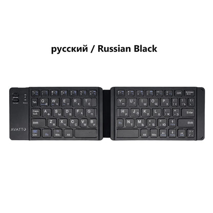 Mini teclado dobrável sem fio Bluetooth