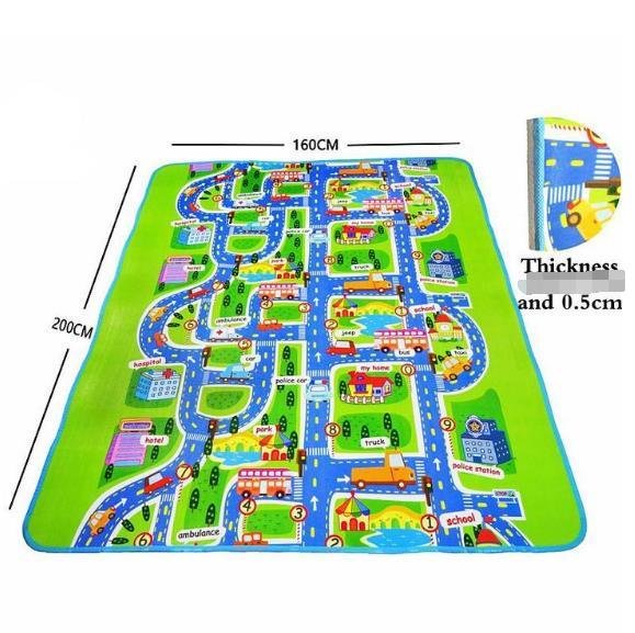 Mapa Rodoviário da Cidade - Tapete para Brincar Infantil - Marcopolo Serrasul