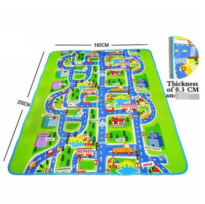 Mapa Rodoviário da Cidade - Tapete para Brincar Infantil - Marcopolo Serrasul