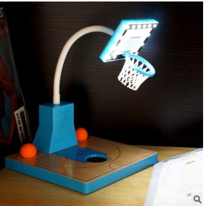 Lâmpada de mesa com 14 leds de luz USB recarregável para quadra de basquetebol - Marcopolo Serrasul